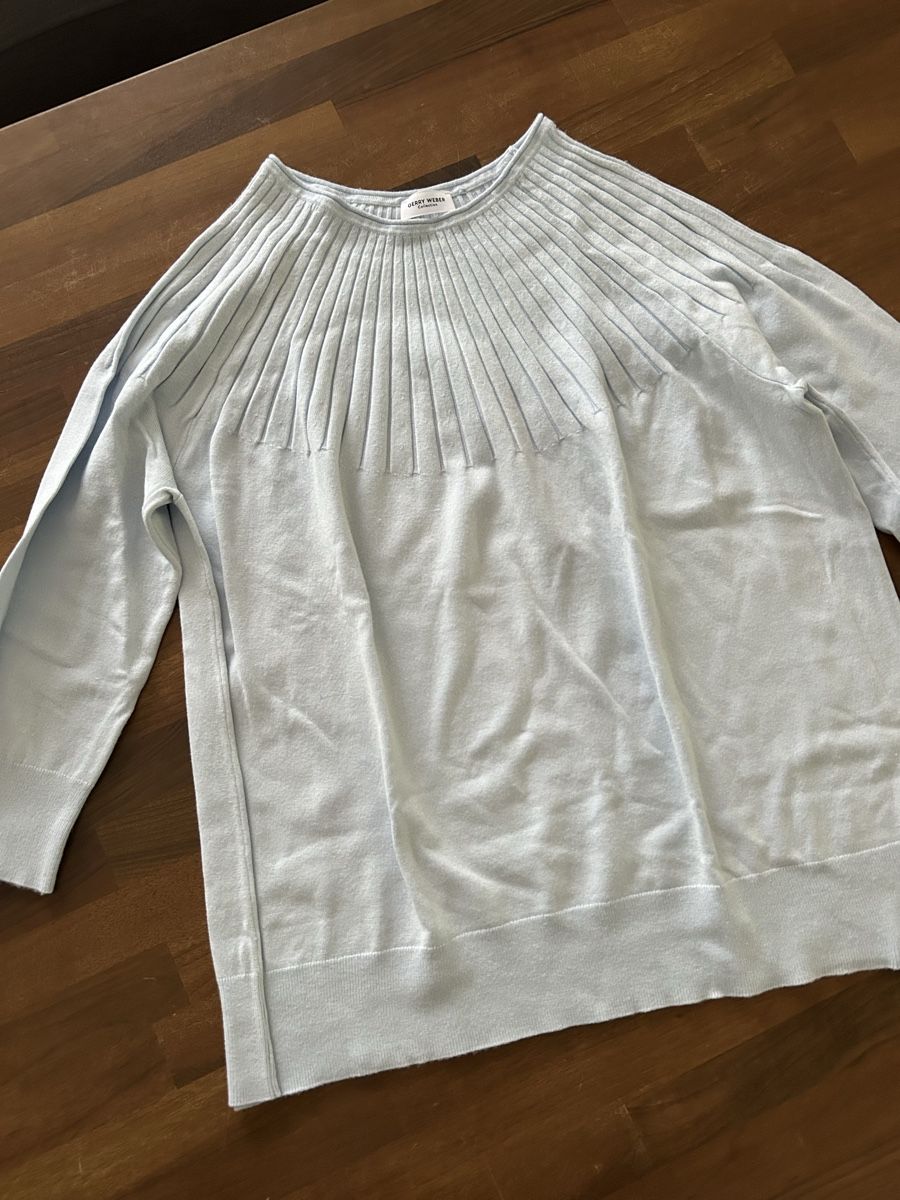 Gerry Weber Maglioni & Felpe: Gerry Weber Feinstrick Pullover Hellblau Pastell – Usato da Balsthal venduto da LaLiLu77