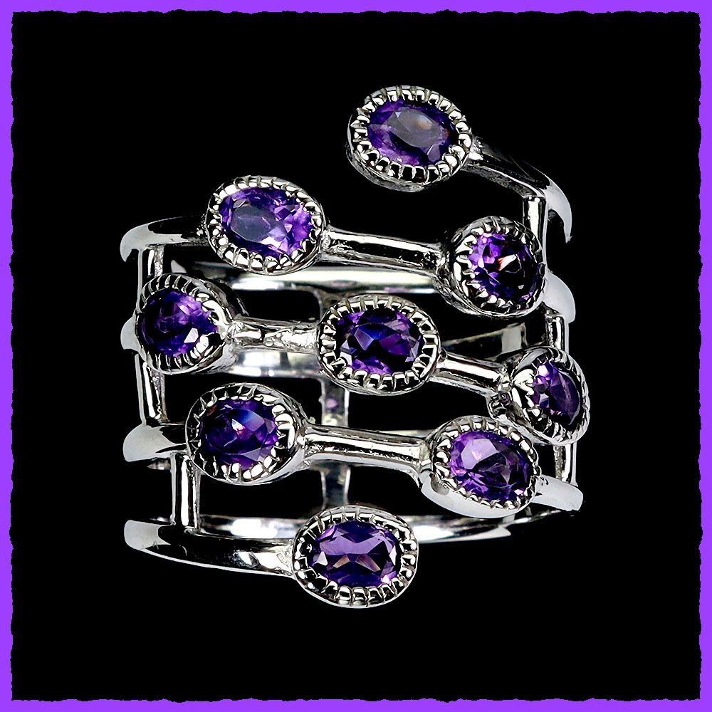 Anelli: AMETHYST, Amethyst Ring 925 Silber – Nuovo e nell'imballaggio originale da Oberglatt ZH venduto da Goldfee1 1