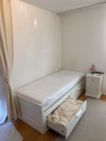 IKEA BRIMNES Tagesbettgestell 2 Schubladen, Weiss, 80x200cm
