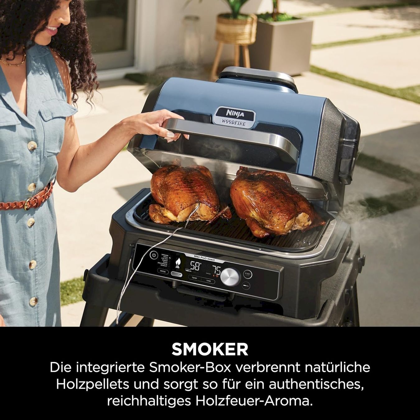 Forni per pizza: Ninja Woodfire Pro Connect XL OG901EU – Nuovo e nell'imballaggio originale da Bottighofen venduto da zaap 7