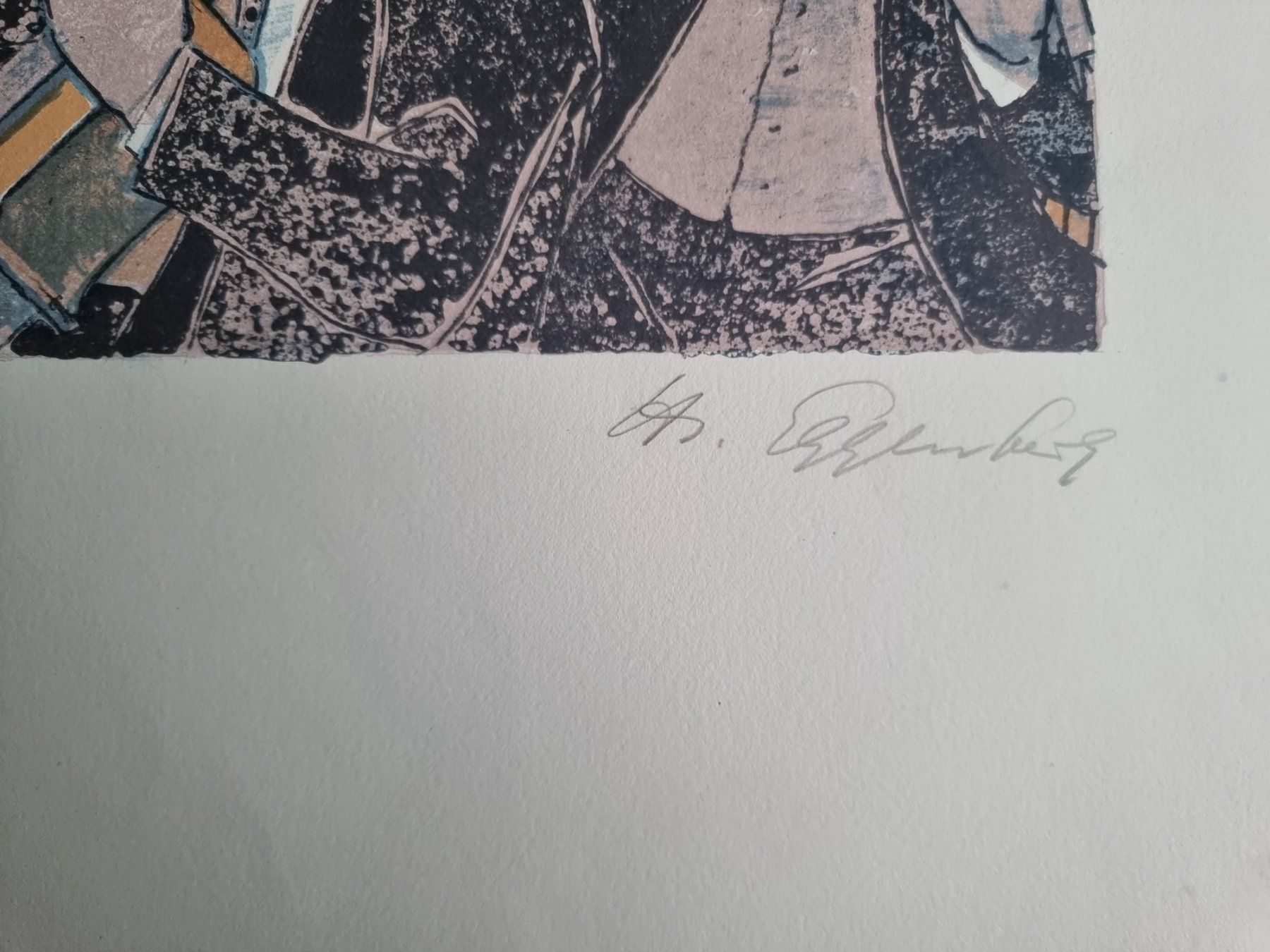 Grafica & Litografie: EGGENBERG HANS LINOLSCHNITT SIGNIERT – Usato da Gersau venduto da kunst-online 2