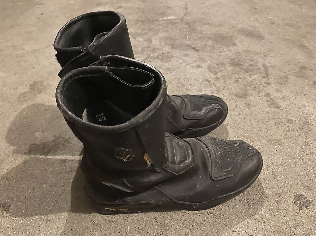 Herrenschuhe: Chaussures de moto – Gebraucht aus Denens von chantalbg