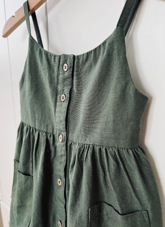 Mango, 86, Kleid, grün / khaki