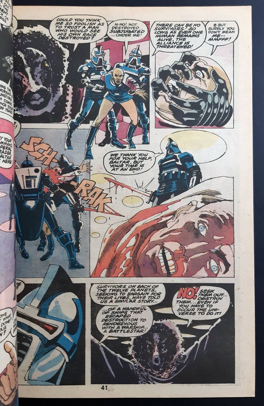 Fumetti: BATTLESTAR GALACTICA MARVEL SUPER SPECIAL #8 TREASURY SIZE‪ – Usato da Lugano venduto da YouWantUS 6