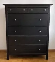 IKEA HEMNES Kommode mit 6 Schubladen  Schwarzbraun