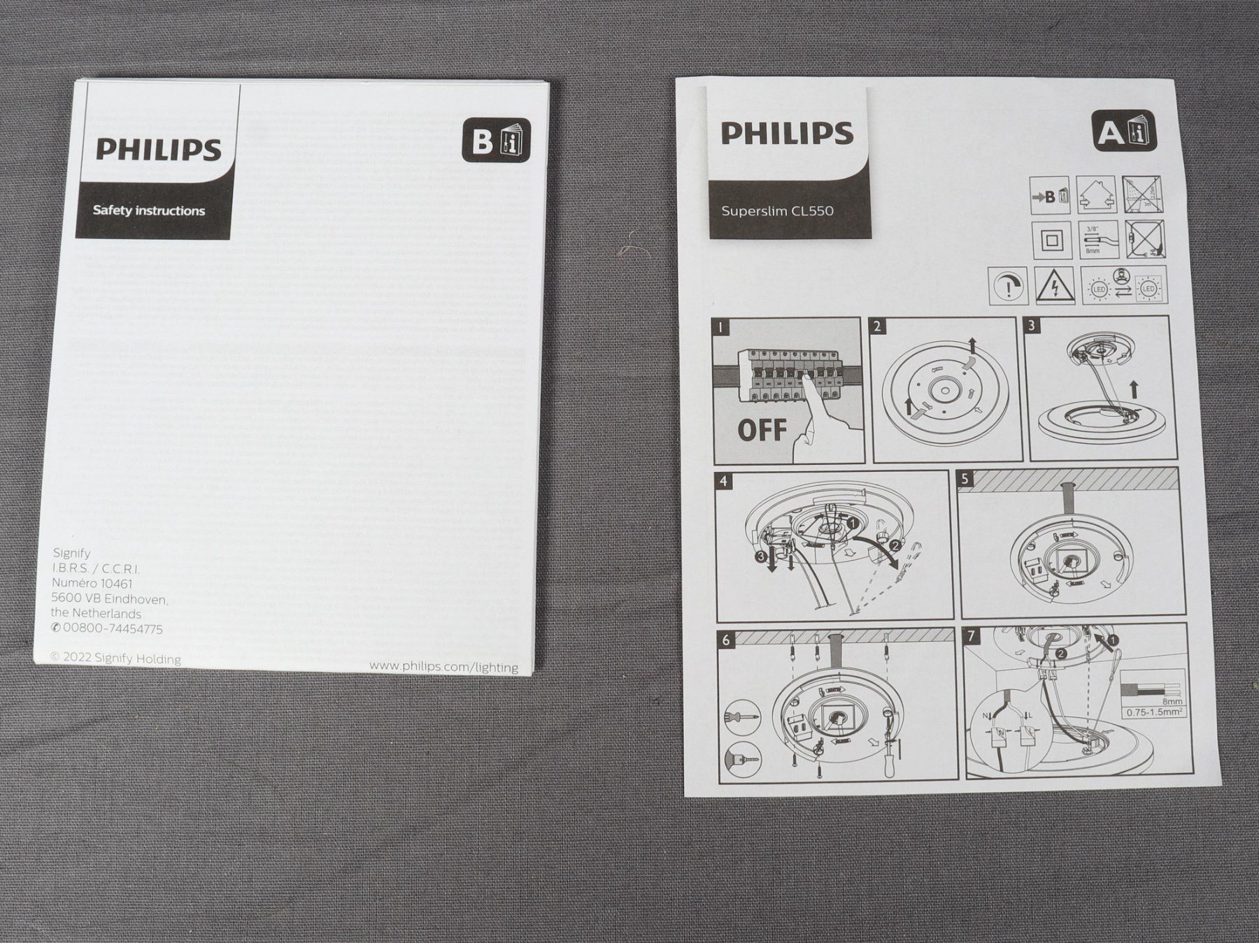 Philips Lustres & lampes de plafonds: PHILIPS LED Ceiling Light – Neuf (Voir description) à Steinen par Restwert_Steinen 9