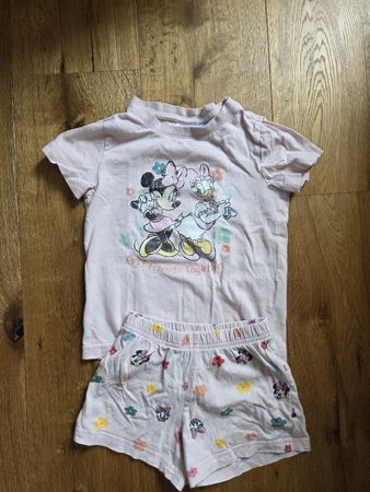 Minnie Mouse kurzes Pyjama, Gr. 98/104, Rosa, Schlafanzug