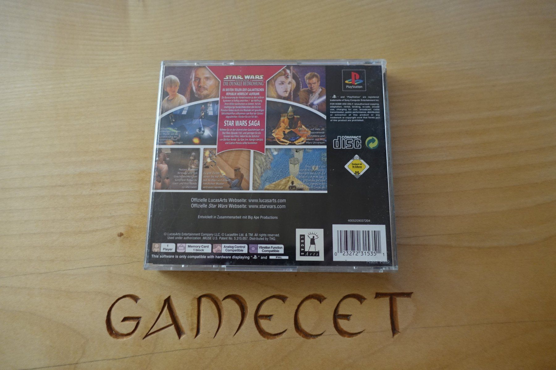 Sony Giochi: Star Wars Episode I Die dunkle Bedrohung – Usato da Steinach venduto da Gamecet 3