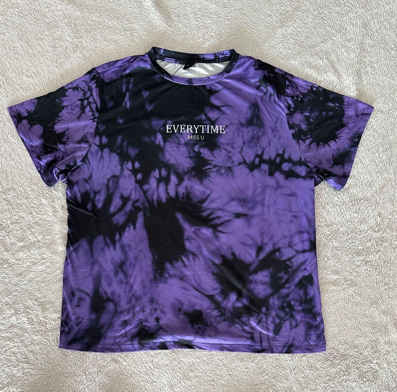 Shein T-shirt: T-Shirt oversized schwarz lila Gr. L – Usato da Emmenbrücke venduto da little.treasures