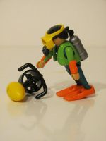 Playmobil Figures Serie 17 Taucher