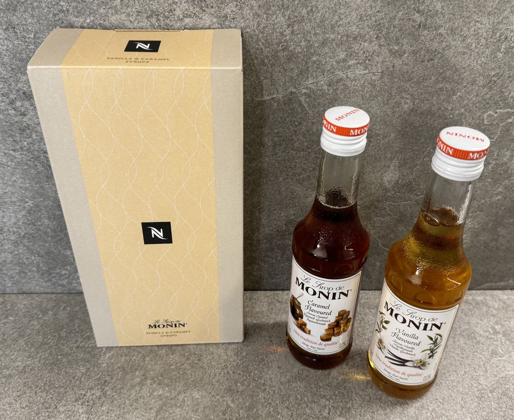 Cibi & Specialità: MONIN-Sirup-Set - Vanille + Karamell ... – Nuovo e nell'imballaggio originale da Chur venduto da Papageibarsch77 3