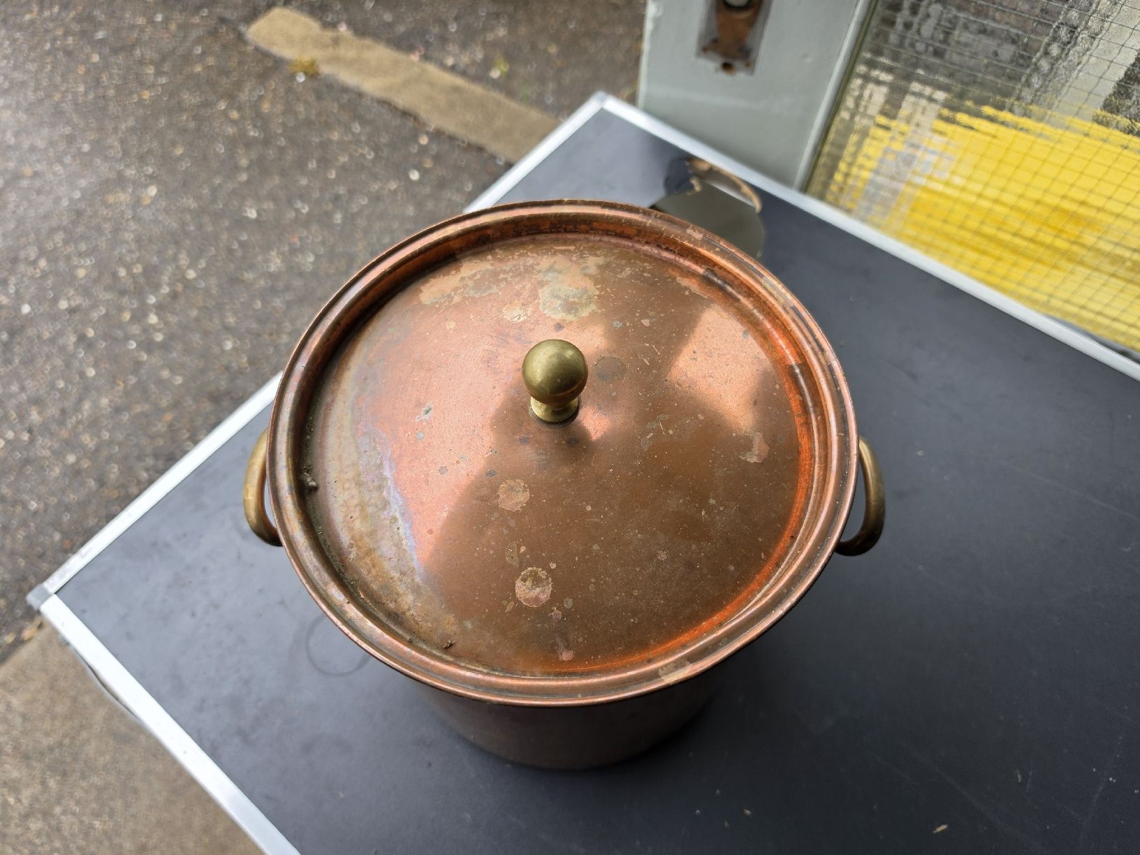 Töpfe: Kupfertopf mit Deckel gebraucht.  – Gebraucht aus Mettlen von elios0888 1