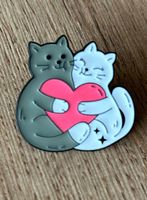 Süsser Pin Katzen Herz