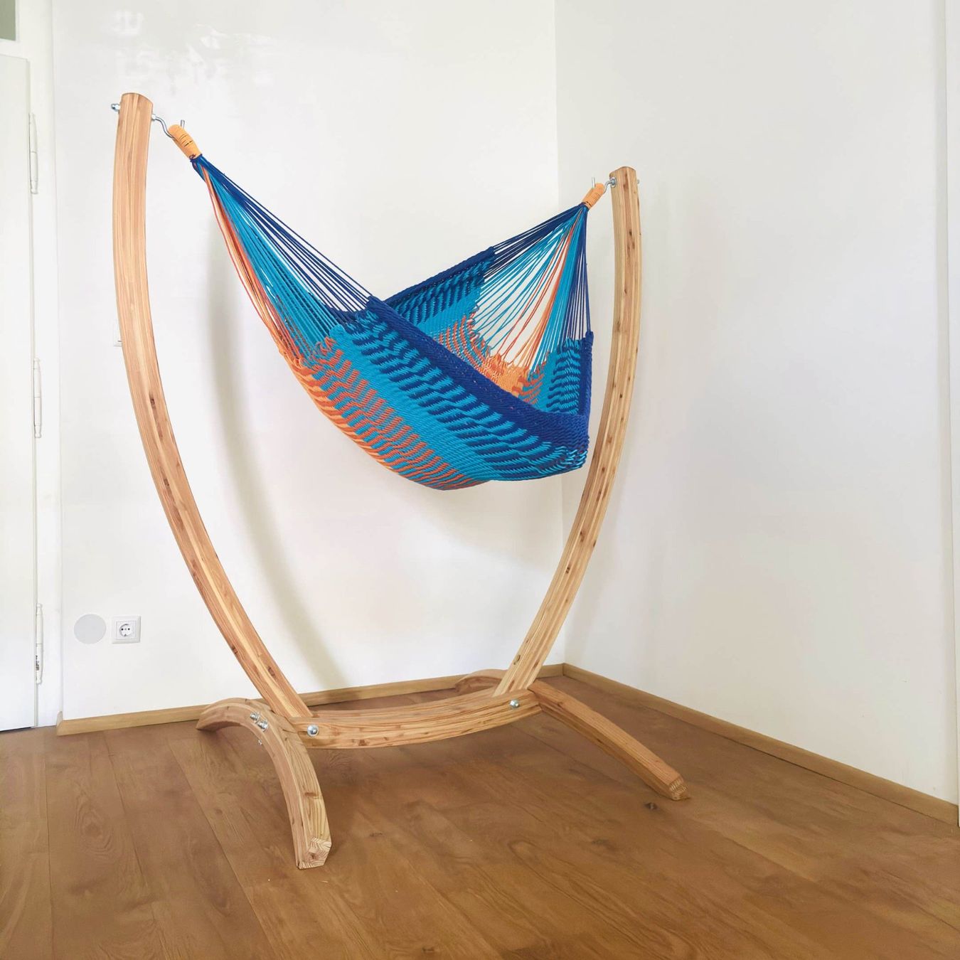 Poltrone pensili da giardino: MacaMex Netz-Hängesessel-SET Breeze Baumwolle – Nuovo e nell'imballaggio originale da Tulln venduto da HaengemattenShop 2