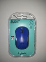 Logitech M220 Silent Click wireless Maus blau