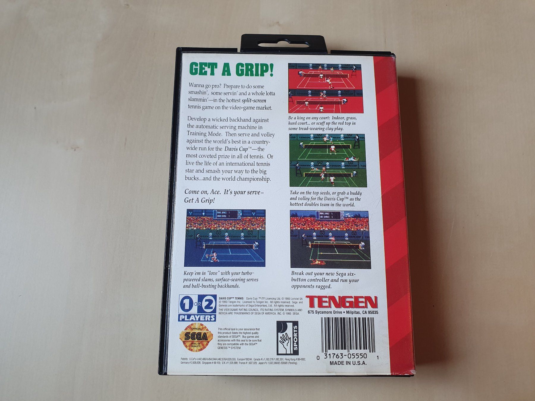 Sega Giochi: Davis Cup Tennis – Usato da Stansstad venduto da collectorsshop 1