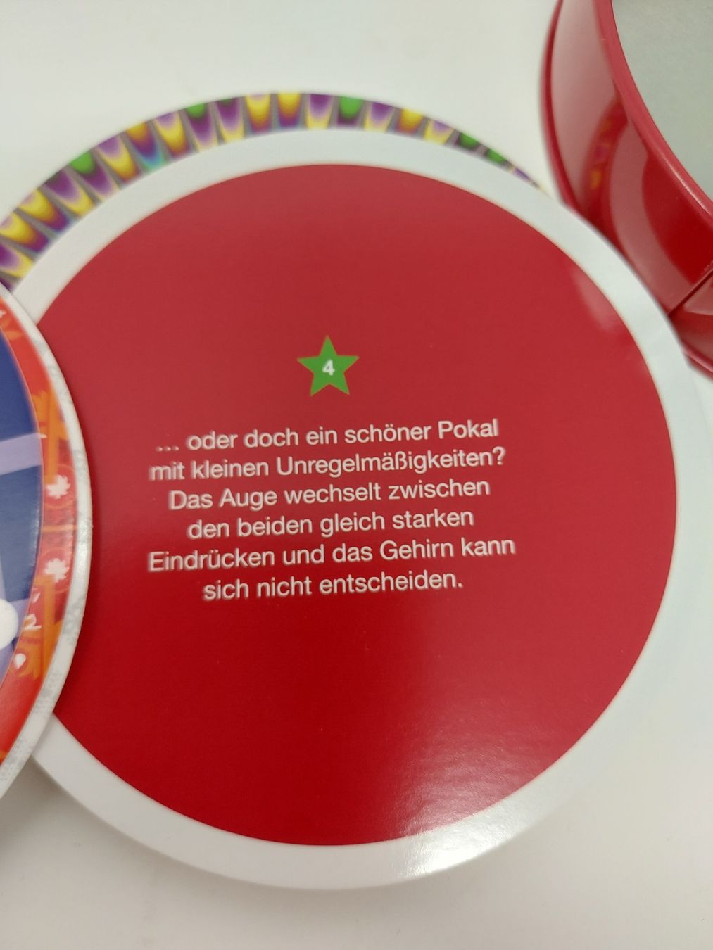 Kalender: Adventskalender 24 Optische Illusionen Dose – Gebraucht aus Meisterschwanden von phaus38 3