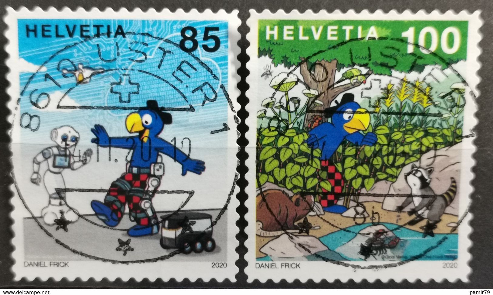 Tutti i francobolli: 2020 Globi Top Stempel – Usato da Dübendorf venduto da goeggi79