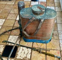 Ancienne sulfateuse cuivre Berthoud Météor - déco