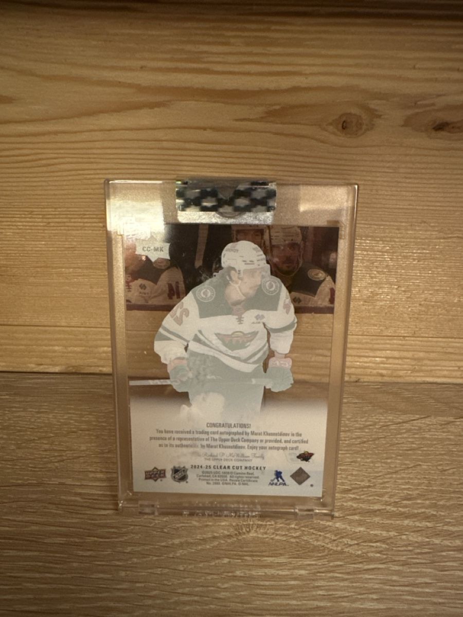 NHL Carte collezionabili: Marat Khusnutdinov RC Auto - 2024-25 Upper Deck Clear Cut – Nuovo (secondo la descrizione) da St. Stephan venduto da MinoPP 1
