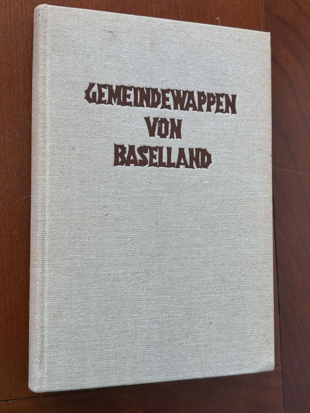 Libri: GEMEINDEWAPPEN VON BASELLAND Paul Sutter 1966 – Usato da THERWIL venduto da Fcbbasel