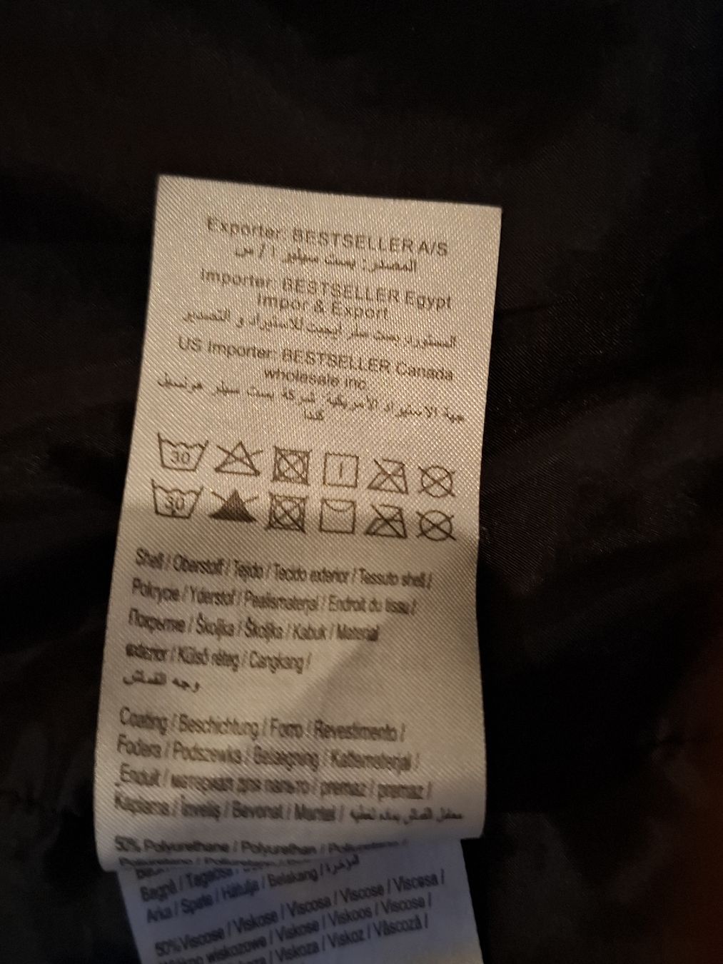 Only Vestes: Only Kunstlederjacke Schwarz Gr. 38 – D'occasion à Stäfa par UH82 3