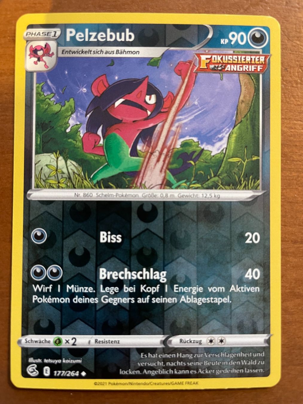 Pokémon Carte collezionabili: Pokemon Pelzebub Reverse (Versand gratis) – Nuovo (secondo la descrizione) da Chur venduto da Angerson