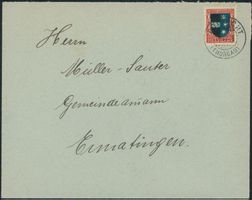 1926 - Pro Juventute - Brief - EF - Abart - Dotnacht TG