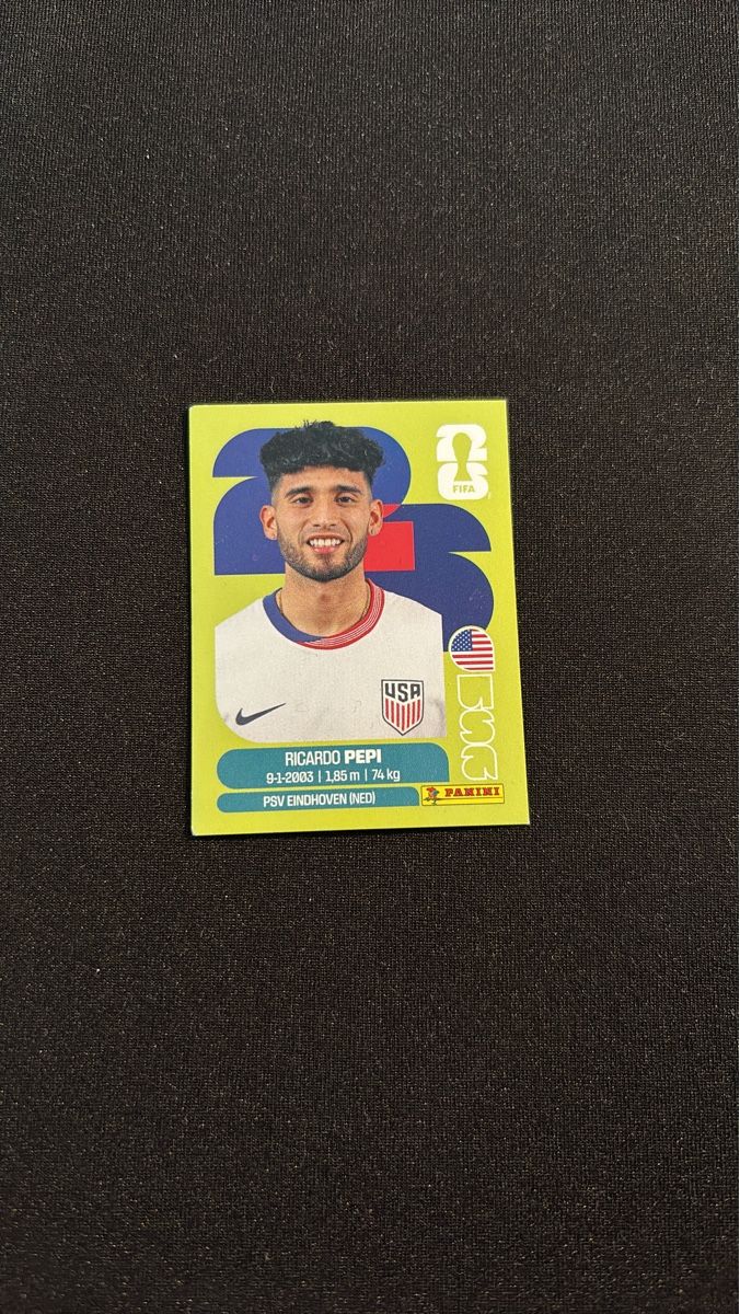 Panini Sammelbilder & Trading cards: Panini - Ricardo Pepi - USA 18 - WM 2026 – Gebraucht aus Kaiseraugst von Baum_12