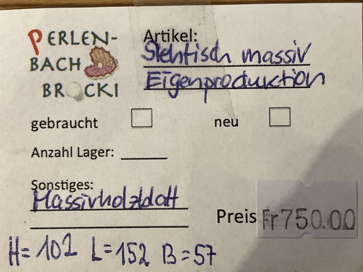Set di tavolo e panche: Massiver Altholz-Stehtisch mit 4 Barhockern – Nuovo (secondo la descrizione) da Erlenbach im Simmental! venduto da Simmentaler-Perlen 8