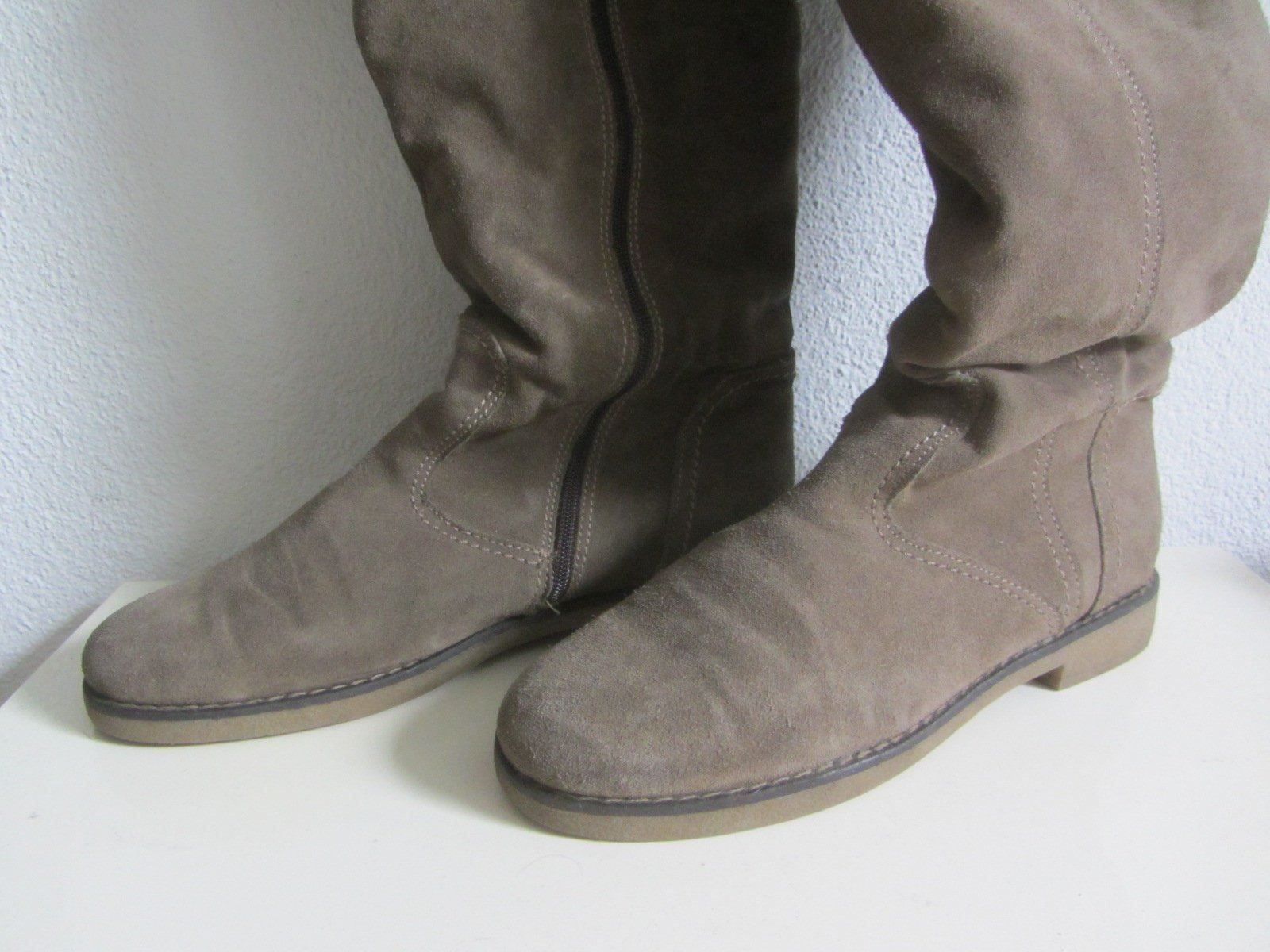 Scarpe da donna: JANET D. - Leder Stiefel taupe 39 – Usato da Zürich venduto da Diazaio 1