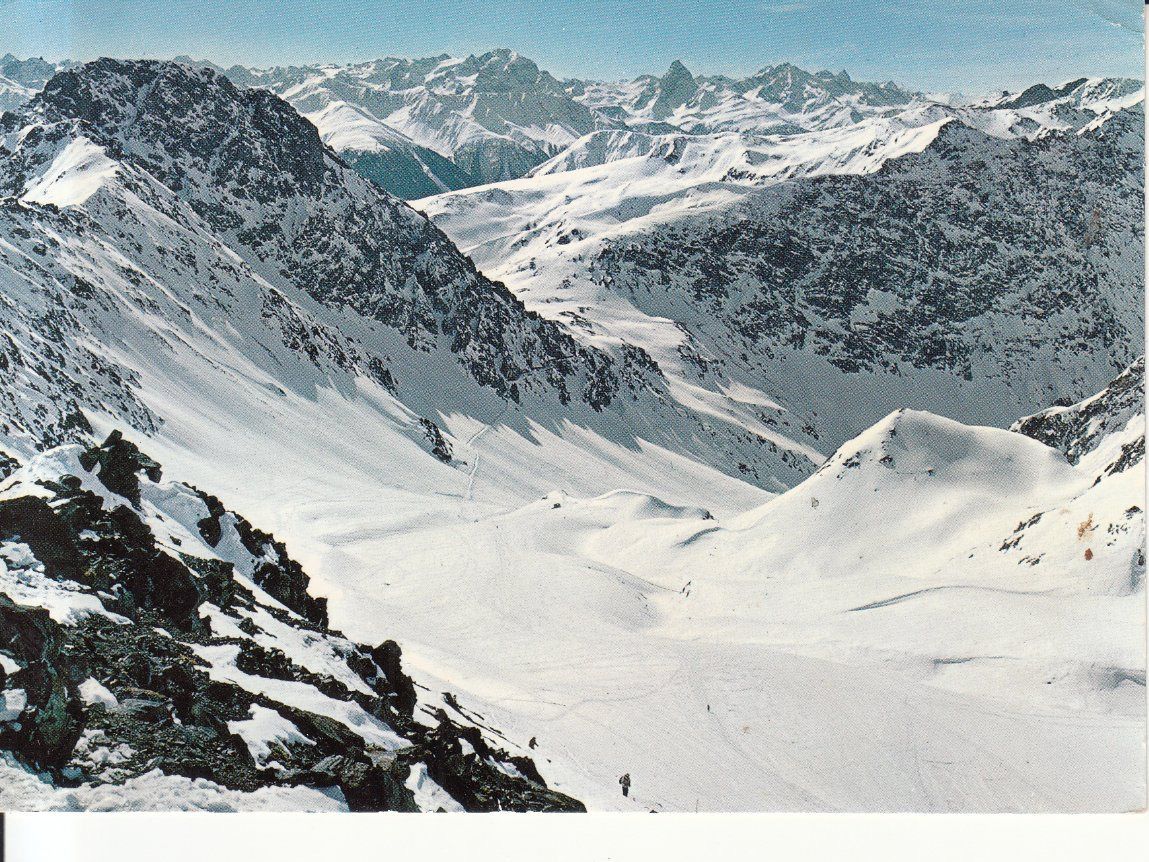 Cartoline postali: Weissfluhjoch Aussicht 1967 – Usato da Bürglen TG venduto da StampGraf