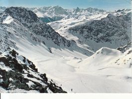 Weissfluhjoch Aussicht 1967