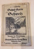 Schulkarte der Schweiz 1920