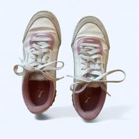 Puma Sneaker, Gr. 36, Weiss/Rosa