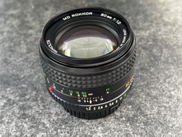 Minolta MD Rokkor 50mm f/1.2