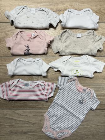 8x Kurzärmeliger Body für Mädchen Größe 62/68 🎀
