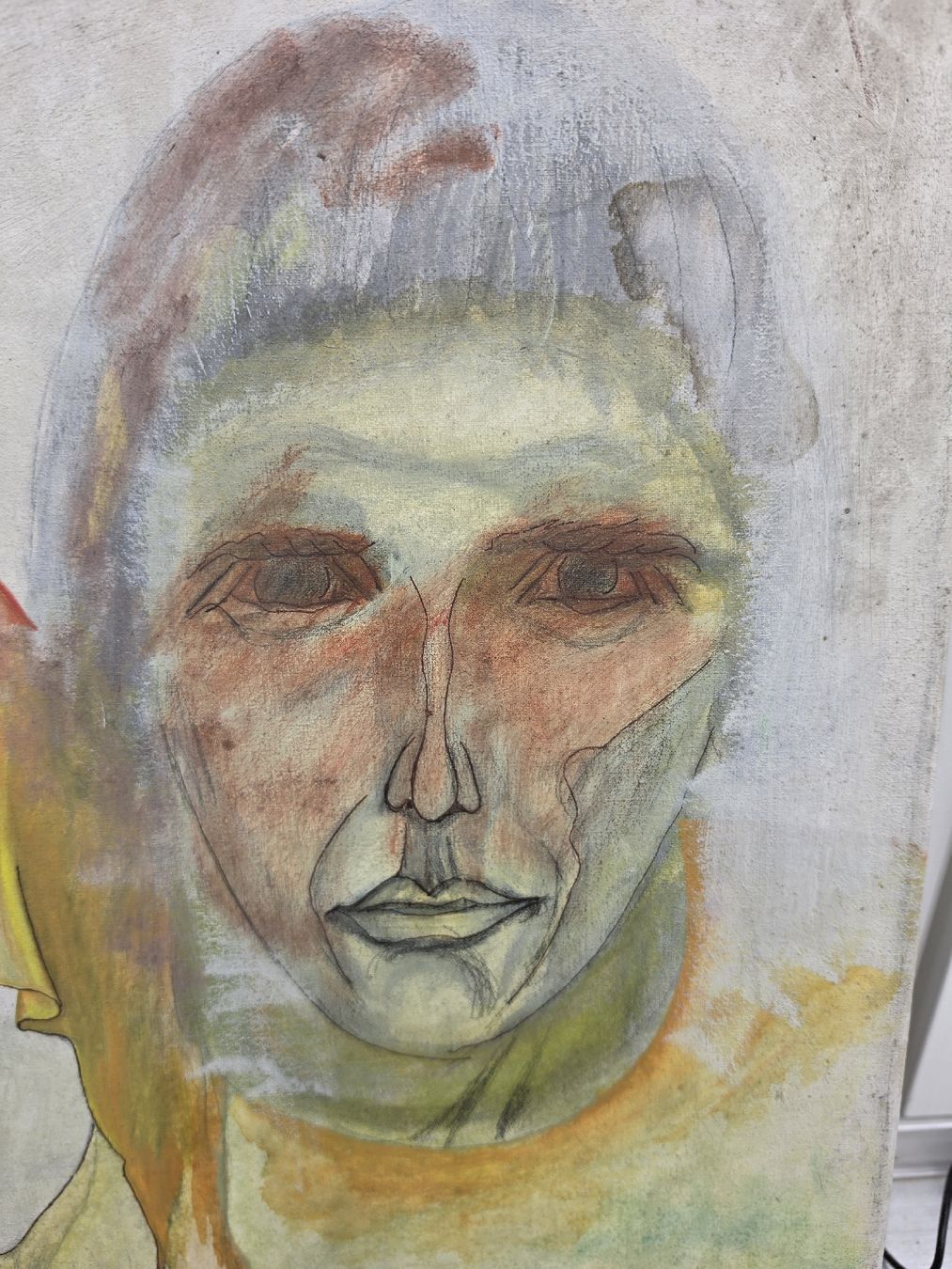 Gemälde: Gemälde, Portrait, , schöne Farben, Herbstdeko. – Gebraucht aus Mettlen von elios0888 2