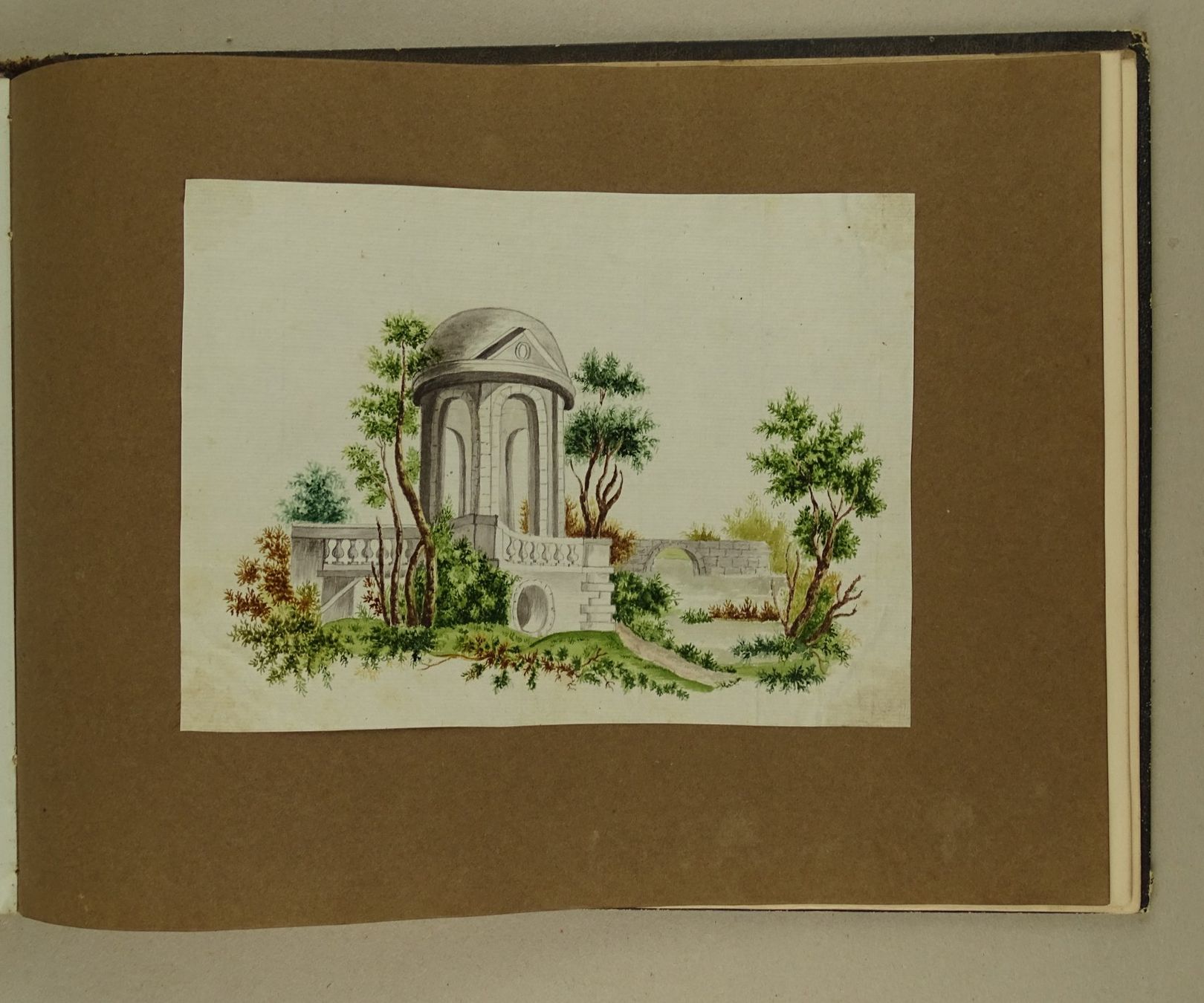 Libri: ALBUM MIT EINGEKLEBTEN BLUMENLITHOGRAPHIEN, BIEDERMEIER – Usato da Grüningen venduto da Kartensammler 9