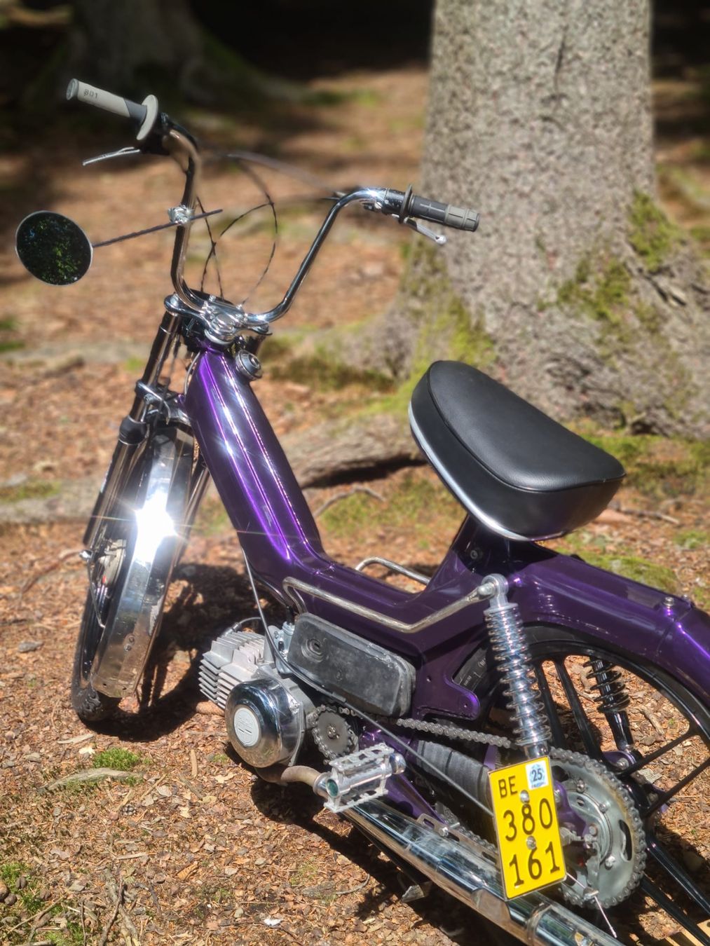 Puch Ciclomotori: Puch Maxi S, Auberginen-violet – Usato da Forst venduto da munggeli_79