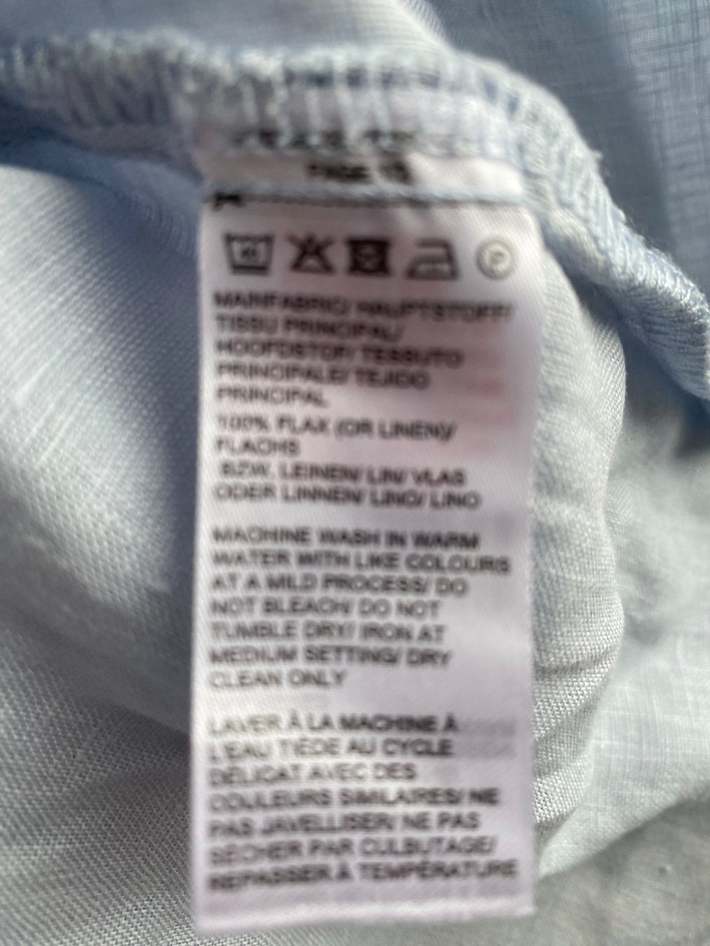 Vestiti: hellblaues Leinenkleid in Gr. M (38) – Usato da Stetten SH venduto da bijoux18 8