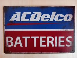 ACDelco Blechschild