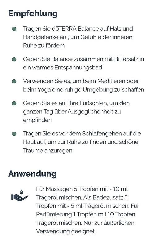 Doterra Huiles essentielles: Doterra Balance – Neuf avec emballage d'origine à Lyss par Infinia 3