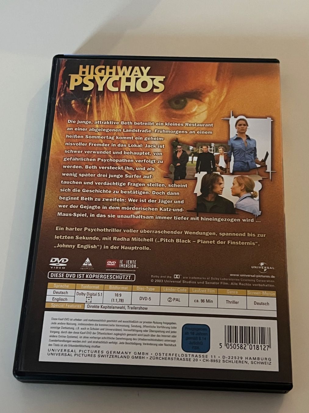 Alle DVDs: DVD Highway Psychos – Gebraucht aus Altstätten SG von sheamus 1