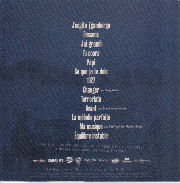 CDs: CD NICOLAS SEGUY - CHANSONS – Gebraucht aus PORRENTRTUY von RABAIS_SPORT 1