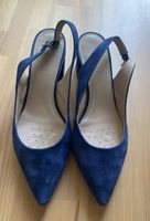 Geox Slingpumps dunkelblau Wildleder Grösse 37,5 