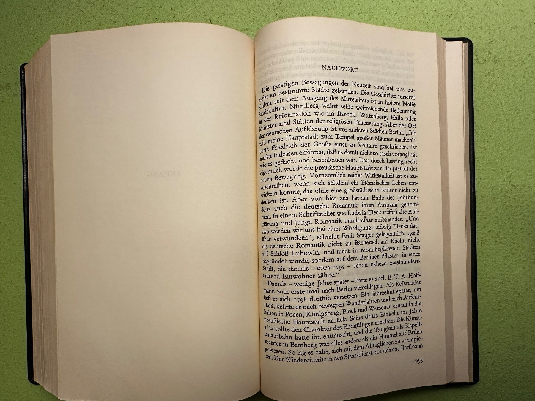 Libri: E. T. A. Hoffmann: Die Serapions-Brüder. – Usato da Zürich venduto da allp 5
