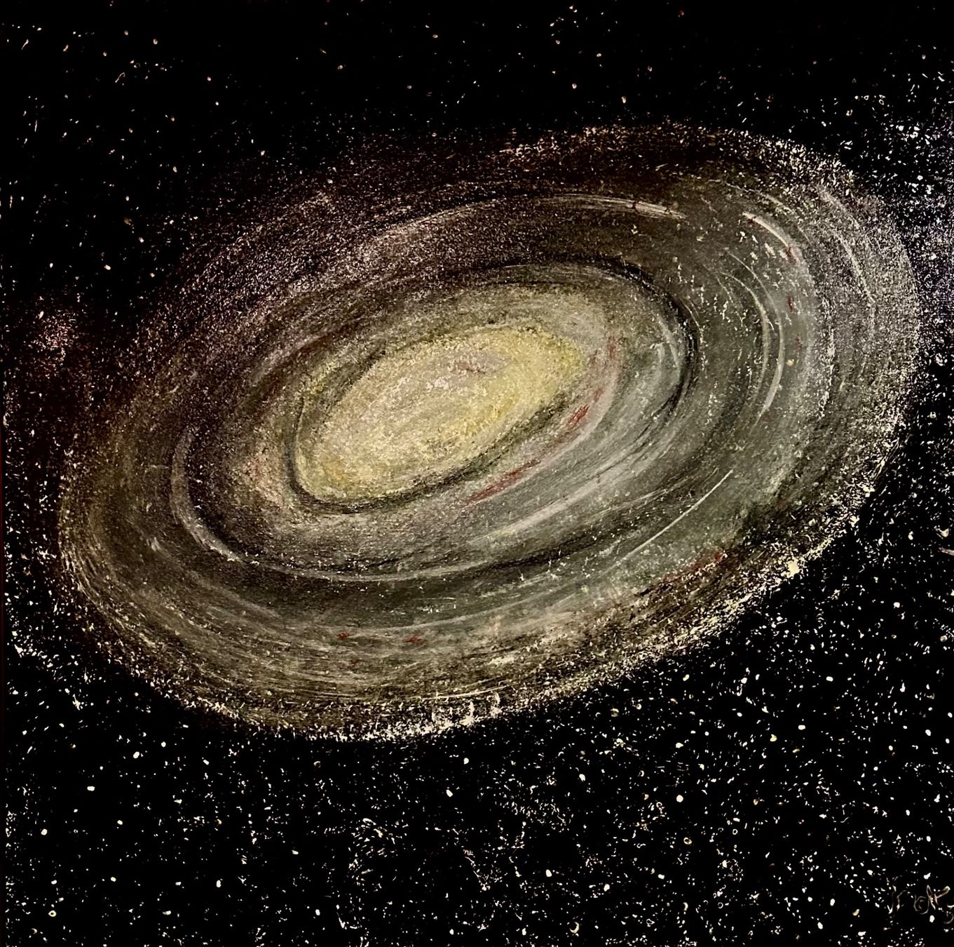 Dipinti: Galaxie Bild Oil Kunst Doks – Nuovo e nell'imballaggio originale da Beromünster venduto da dok_b8mf 1