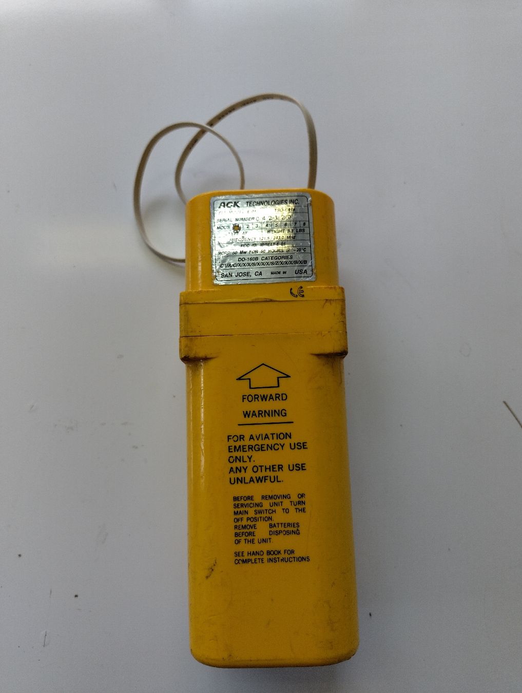 Radiocomunicazione: ACK ELT E-01 Emergency Locator Transmitter – Difettoso da Neunkirch venduto da StadtOaseGmbH 3