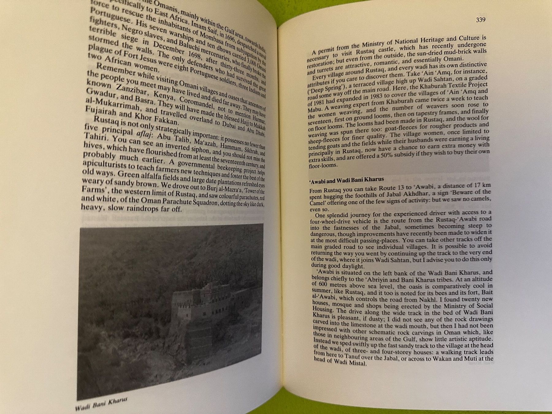 Bücher: P. Ward: Travels in Oman. 1987 – Gebraucht aus Zürich von allp 7